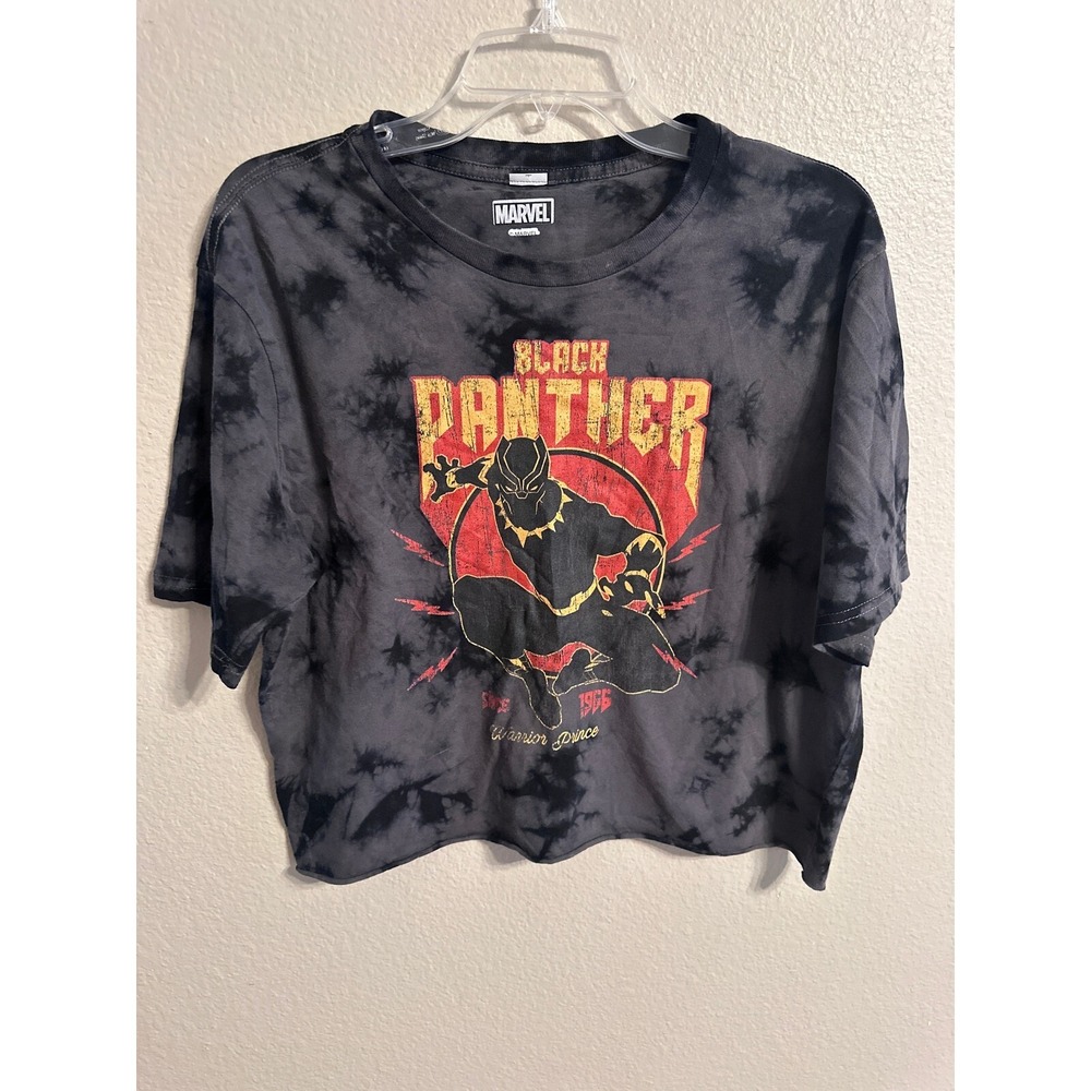 Marvel Black Panther Tie Dye Graphic Tee T-Shirt Wakanda Forever Size L